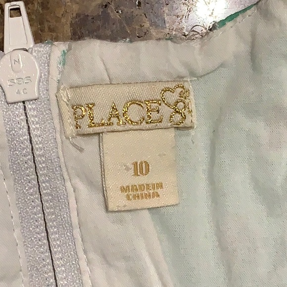 Floral‎ eyelet dress fully lined with tulle sz 10 - Picture 5 of 8